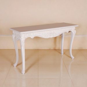 Felixia console table French style made from mahogany wood with elegant carved details