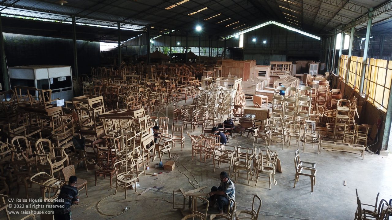 French furniture manufacturer factory from Jepara Indonesia