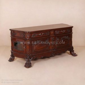 French style medium buffet crafted from durable mahogany wood with PNMC finish