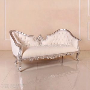 DANIELLE TODD DRESSING ROOM SOFA Silver Leaf