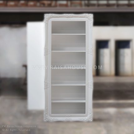 Abercio Bookcase White