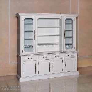 French TV Cabinet White Complate