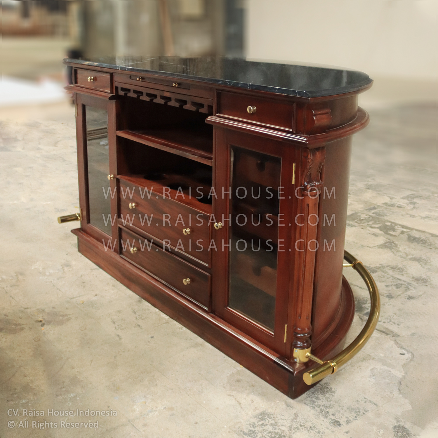 ICB_154_A_M Catalina Bar Cabinet, French Furniture Manufacturer Indonesia