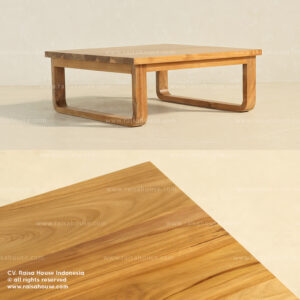 Arial Square Coffee Table Natural Premium Teak Wood